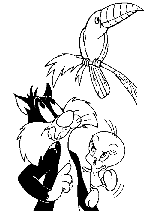 coloriage gros minet se leche les babines